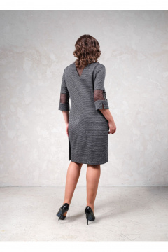 Нарядное платье из строгой вискозы и трикотажа Avanti 1282-4 - фото 2