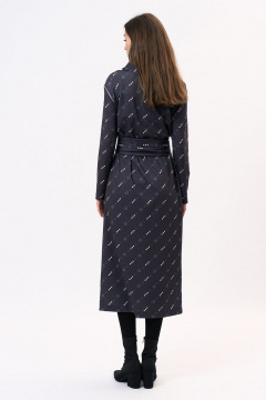 Платье на каждый день с вискозой и трикотажем Art Ribbon M1047P - фото 4