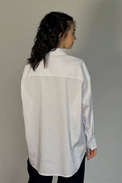 Блуза женская прямого силуэта из текстиля для делового образа Tammi 1Ш77-24/1 - фото 3