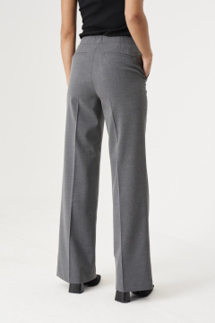 Классические брюки из поливискозной ткани с резинкой по спинке Панда 188563w серый - фото 4