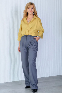 Брюки палаццо женские широкие из текстиля для офисных и праздничных случаев Tammi 3Т89-24/5 - фото 1