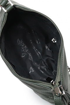 Черная кожаная сумка-кошелек на каждый день Galanteya 36224.24с1228к45 черный - фото 5