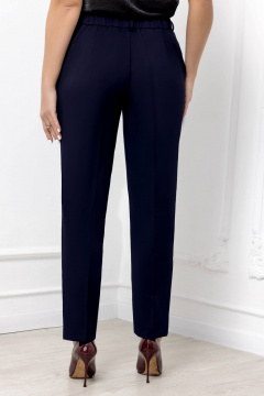 Брючный костюм с жакетом и брюками с анималистичным принтом Gold Style 2675 темно-синий - фото 3