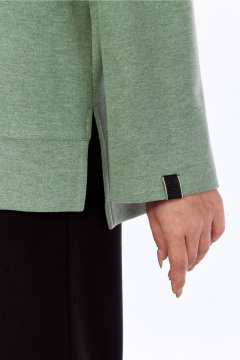 Джемпер с воротником стойка и дизайнерской печатью Jurimex 3252 - фото 3