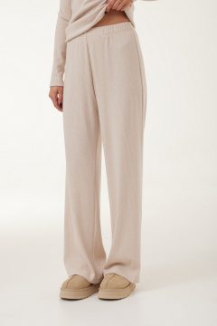 Двухпредметный комплект из трикотажа джемпер и брюки T.N.D М436 бежевый - фото 4