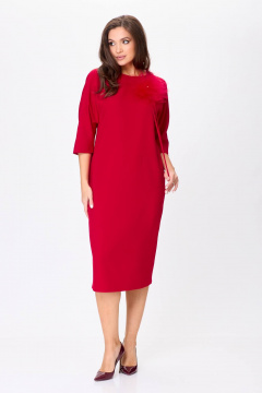 Платье полуприлегающего силуэта с карманами и округлым вырезом Karina deLux M-1303 - фото 2