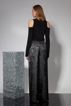 Брюки-палаццо из струящейся вискозы с карманами NiV NiV 7006 - фото 3