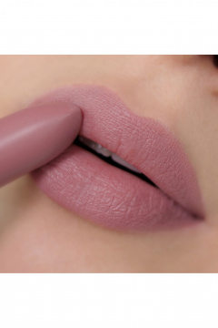 Помада розовая в лаконичном стиле с мягким наносением Relouis Icon Look 02 Sexy Stranger - фото 3