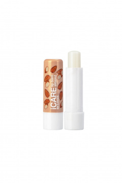 Круглогодичный бальзам для губ с масел ШИ и миндаля Relouis iCARE lip balm almond - фото 1