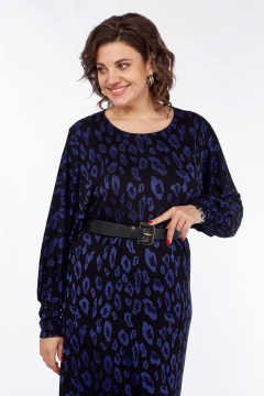 Платье удлиненное в стиле на каждый день из трикотажа Koketka i K 1235-1 - фото 4