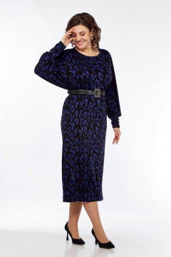 Платье удлиненное в стиле на каждый день из трикотажа Koketka i K 1235-1 - фото 3