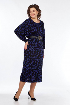 Платье удлиненное в стиле на каждый день из трикотажа Koketka i K 1235-1 - фото 2