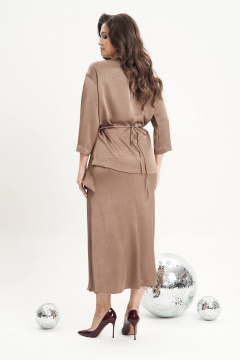 Юбка-рыбка из атласа на еластичном поясе Fantazia Mod 4991 - фото 4