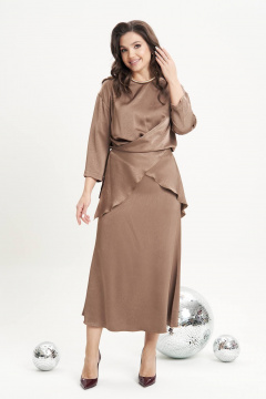 Юбка-рыбка из атласа на еластичном поясе Fantazia Mod 4991 - фото 2