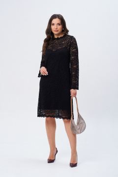 Платье из кружевного А-силуэта на подкладке Verita 2339.1 - фото 1