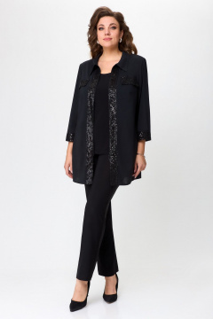 Жакет, топ Svetlana-Style 1961 чёрный - фото 2