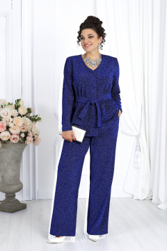 Брюки, жакет Ninele 7477 василек - фото 1