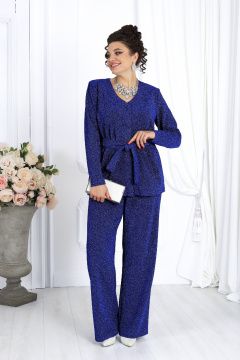 Брюки, жакет Ninele 7477 василек - фото 3