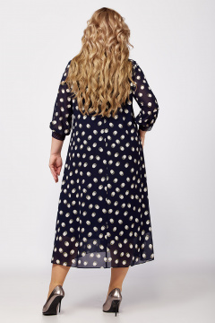 Шифоновое платье А-силуэта с нагрудными вытачками и воздушными линиями Новелла Шарм А3946-a-1 - фото 2