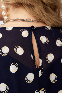 Шифоновое платье А-силуэта с нагрудными вытачками и воздушными линиями Новелла Шарм А3946-a-1 - фото 4