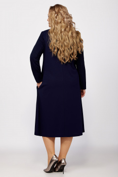 Платье из трикотажа с горизонтальными подрезами и карманами Algranda А3948-a-с - фото 4