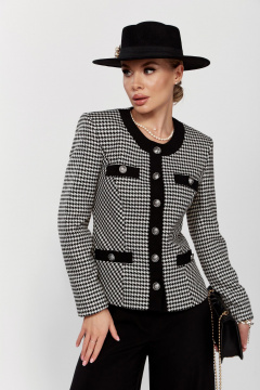 Элегантный костюм жакет и брюки в стиле Chanel DOGGI 2975 - фото 3