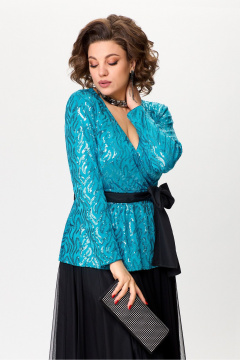 Нарядный комплект туники с пайетками и сеточной юбки Lady Secret 1647 - фото 5