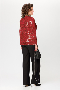 Нарядный красный и черный комплект из пайеток и трикотажа Lady Secret 2976 - фото 4