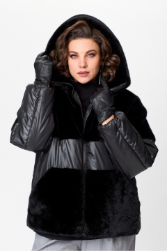 Зимняя куртка из искусственного меха и плащёвой ткани с утеплителем Lady Secret 7293 - фото 4