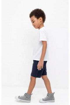 Шорты для мальчика из трикотажа с карманами Франтишка 3591 д-24с-158-с78 темно-синий - фото 3