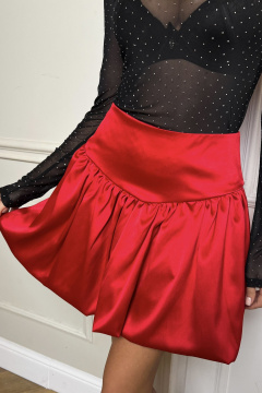 Юбка с объемной сборкой и идеальной линией талии THE.WOMAN 0259 красный - фото 2