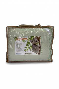 Одеяло из хлопка с эвкалиптовым волокном, экологичное, круглогодичное Delford 4ЭХН1-уп11 фисташка - фото 3