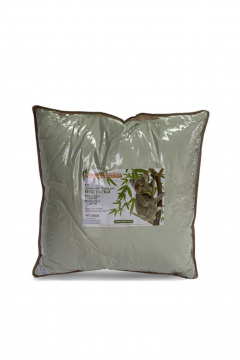 подушка хлопковая квадратная зеленая с съемным чехлом Delford 2ЭП/л-уп22 зеленый - фото 2