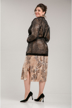 Комплект из органзовой блузы и платья на праздник VIA-Mod 646 - фото 4