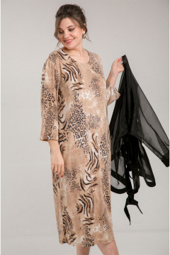 Комплект из органзовой блузы и платья на праздник VIA-Mod 646 - фото 2