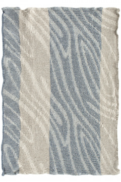 Полотенце ленное умягченное цветное бежевое-синее Belaruski Len 18С310-ШР/у. 360 3 Ветер-2 - фото 1