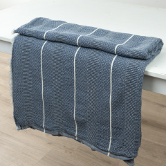 Плед из льна с жаккардовым узором в сувенирной упаковке Belaruski Len 24С102-ШР/у./л.с.уп. 188 1 Валенсия - фото 1