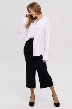 Юбка вязаная длинная карандаш с разрезами AREOLA 10688 неро - фото 3