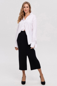 Юбка вязаная длинная карандаш с разрезами AREOLA 10688 неро - фото 2