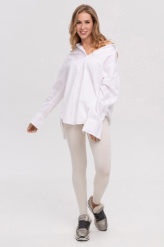 Мериновые трикотажные леггинсы на резинке для каждый день AREOLA 10794 пломбир - фото 3