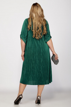 Платье плиссе из мягкой ткани с подкладом и складками Новелла Шарм А4021-6 - фото 5
