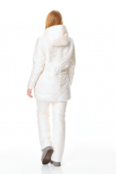 Брюки утепленные и утепленная куртка из плащёвки T&N 7598 молочный_перламутр - фото 3