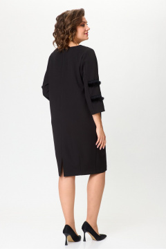 Платье из текстильной ткани с вытачками и кружевом норки AXXA 55212 - фото 4