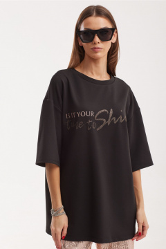 Женский комплект блуза и брюки из трикотажа с принтом N.O.W. 1506 - фото 2