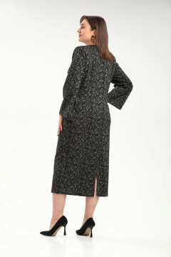 Платье из трикотажа с люрексом и длинным рукавом Fortuna ШЖ 728 - фото 3