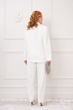 Брюки и жакет из костюмной ткани с прорезными карманами для нарядного образа AGATTI 5652 - фото 2