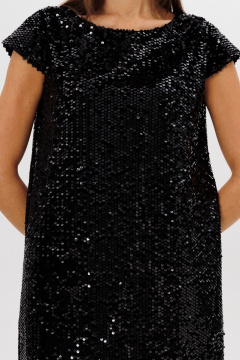 Платье из пайеток с рукавами-крылышками для вечерних мероприятий Kivviwear 4250.01 - фото 5