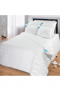 Одеяло из микрофибры с лебяжьим пухом АРТПОСТЕЛЬ 2312 - фото 1