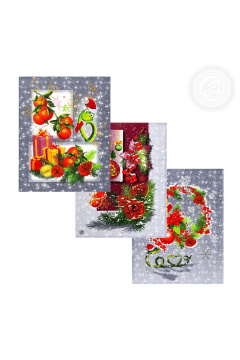 Полотенца рогожка хлопок 3 шт в насыщенных оттенках АРТПОСТЕЛЬ НЗ_ПКР45.60 подарки - фото 2