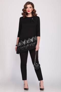 Демисезонная нарядная блуза с сетчатой отделкой Matini 4.1260 - фото 2